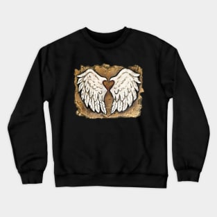 Baroque Angel Wings Crewneck Sweatshirt